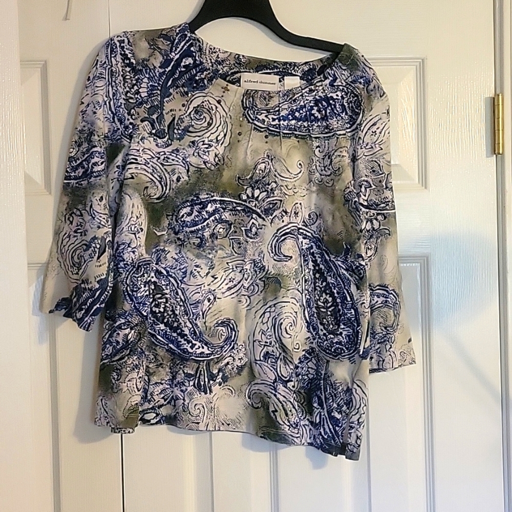 Alfred Dunner Women's Top, Size Small